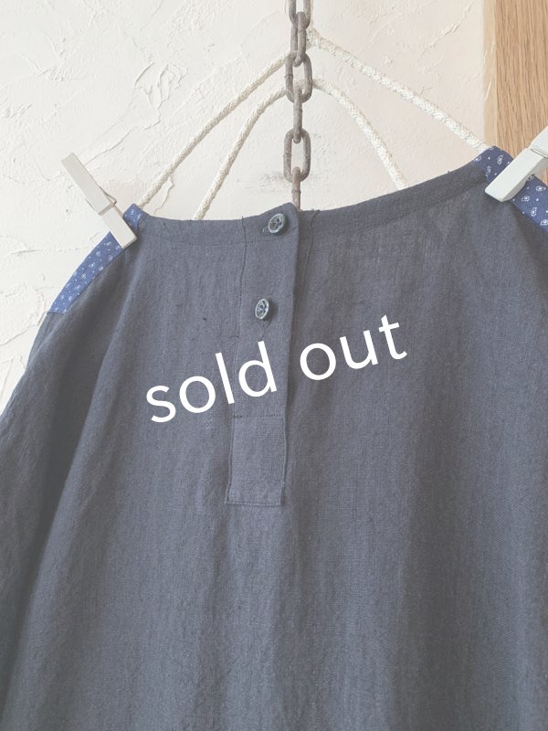 画像8: MARCHE' DE SOEUR/ターシャのワンピース・濃紺 (8)