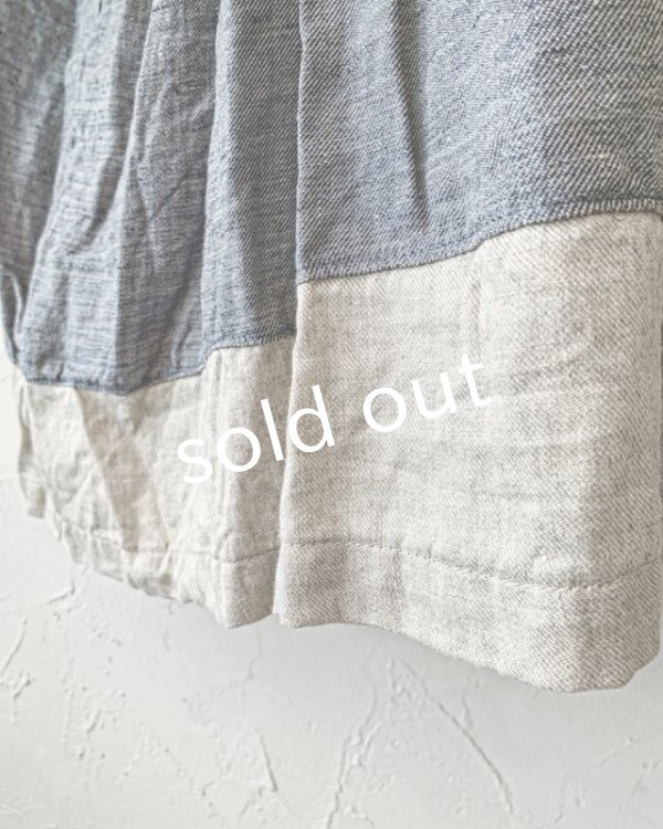 画像9: Avenue／バイカラーフードワンピース・ネイビー (9)