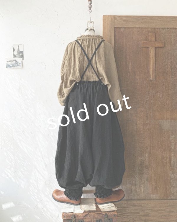 画像2: MARCHE' DE SOEUR／ピエロパンツ・黒 (2)