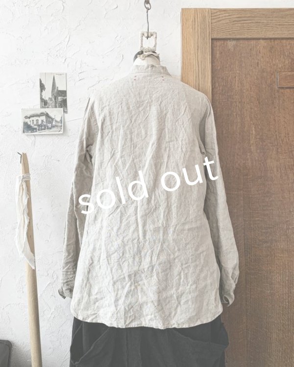 画像7: HALLELUJAH/Victorian Chemise ヴィクトリアシャツ・flax (7)