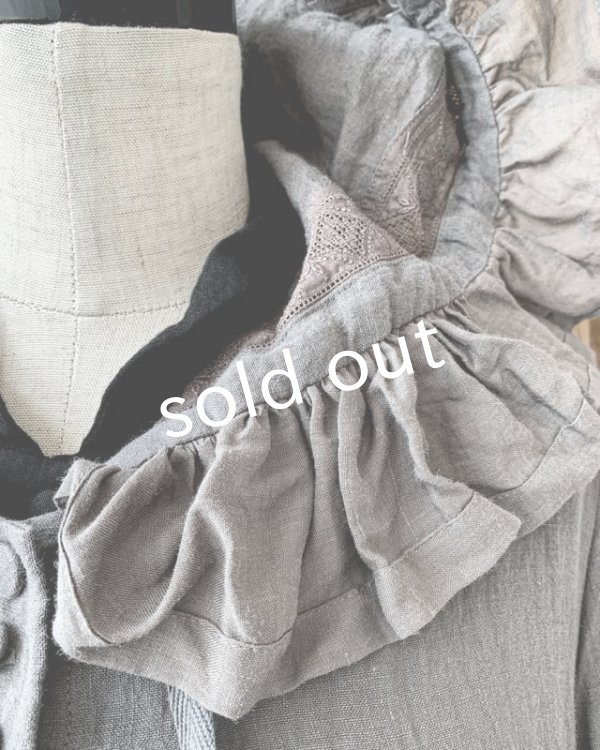 画像10: HALLELUJAH/Robe Medievale a Capuche フードドレス・gray (10)
