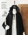 画像5: HALLELUJAH／Robe Medievale a Capuche フードドレス・black (5)