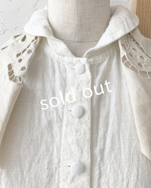 画像11: HALLELUJAH/Chemise a la Reine Robe 王女のシャツローブ・black (11)