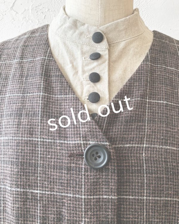 画像3: HALLELUJAH／ Robe La Petite Gardeuse d'oies ガチョウ番の少女のローブ・brown (3)