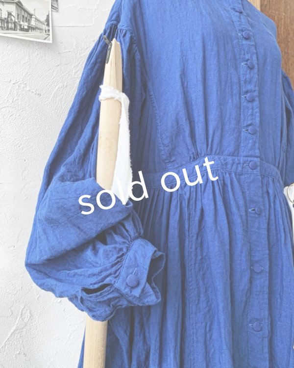 画像5: HALLELUJAH／Chemise a la Reine Robe 王女のシャツローブ・lapis lazuli (5)