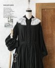 画像2: HALLELUJAH／Chemise a la Reine Robe 王女のシャツローブ・black (2)