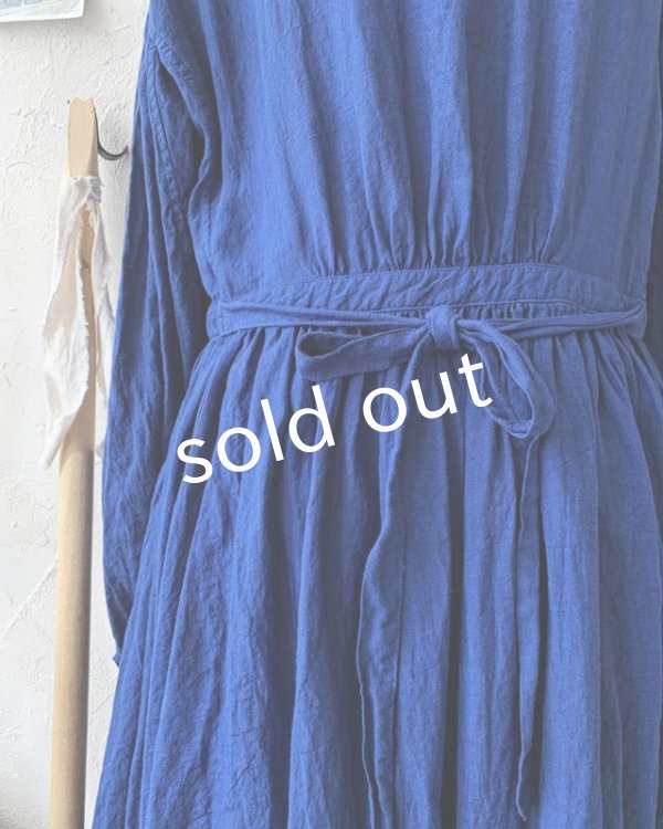 画像6: HALLELUJAH／Chemise a la Reine Robe 王女のシャツローブ・lapis lazuli (6)