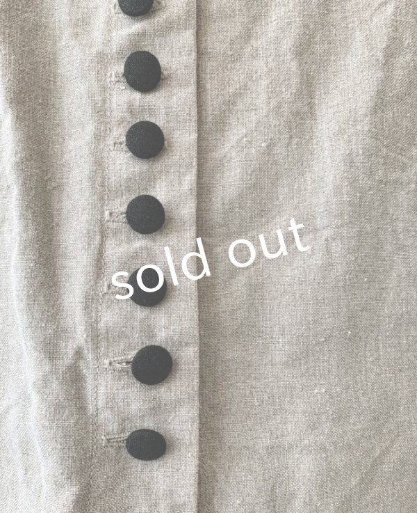 画像5: HALLELUJAH/Victorian Chemise ヴィクトリアシャツ・flax (5)