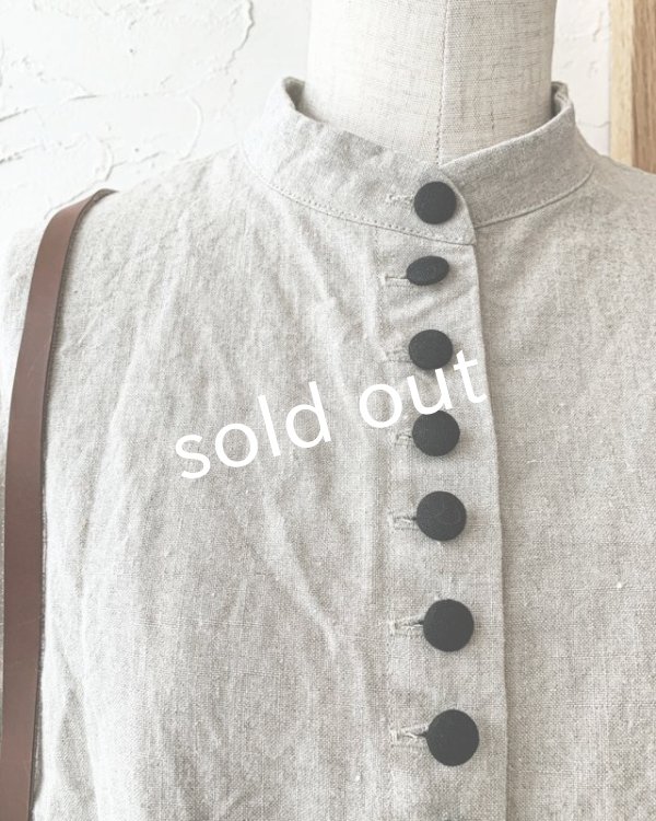 画像3: HALLELUJAH/Victorian Chemise ヴィクトリアシャツ・flax (3)