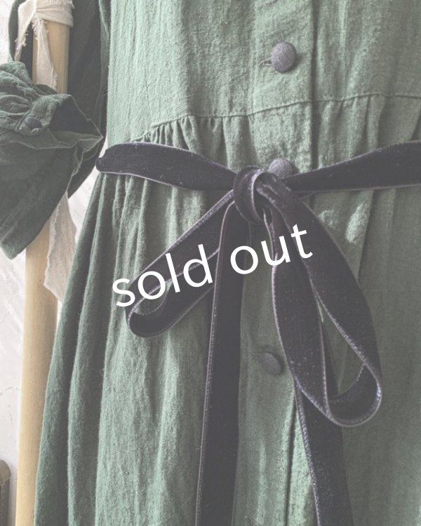 画像6: HALLELUJAH／Jeune paysanne  農民の少女服・dark green (6)