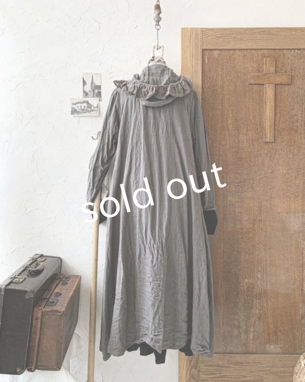 画像13: HALLELUJAH/Robe Medievale a Capuche フードドレス・gray (13)