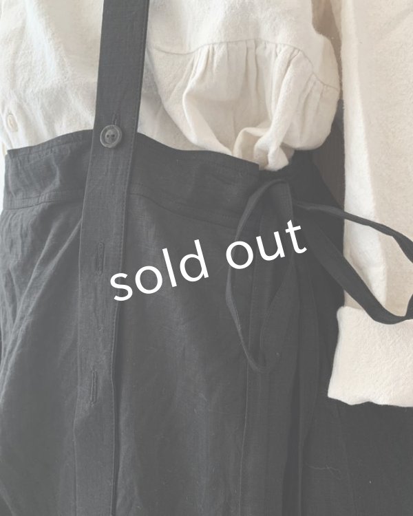 画像3: MARCHE' DE SOEUR/王様の吊りパンツ・黒 (3)