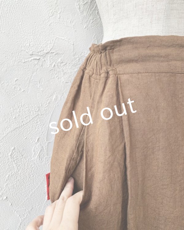 画像7: Reliure／タックパンツ・アンティークブラウン (7)