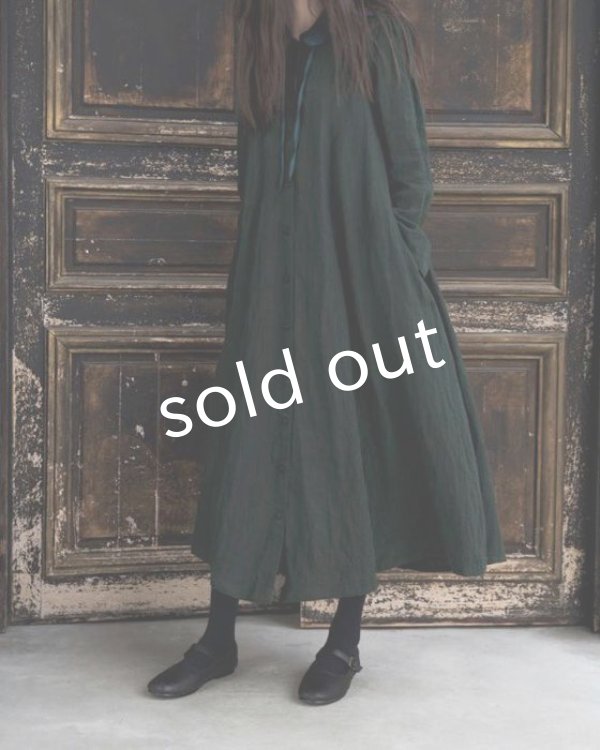 画像12: HALLELUJAH／Robe Medievale a Capuche フードドレス・black (12)