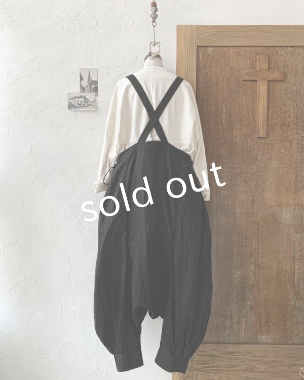 画像8: MARCHE' DE SOEUR/王様の吊りパンツ・黒 (8)