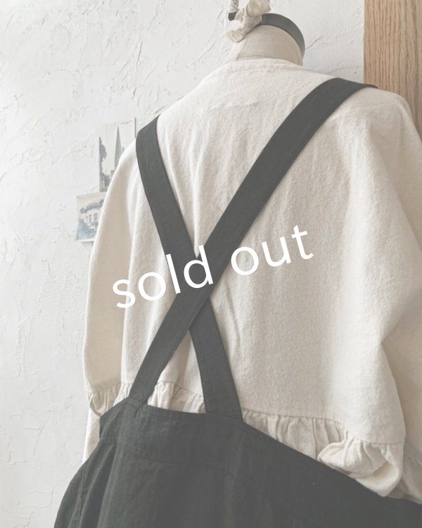 画像9: MARCHE' DE SOEUR/王様の吊りパンツ・黒 (9)