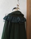 画像3: HALLELUJAH／Robe Medievale a Capuche フードドレス・dark green  (3)