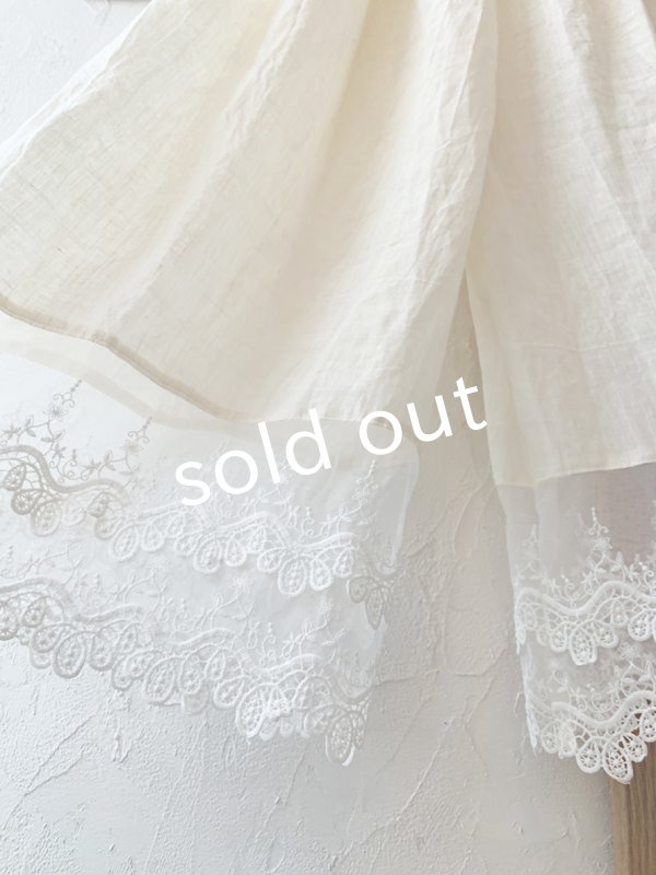 画像5: mifumi/ジュノーペチパンツ・重なりチュールレース (5)