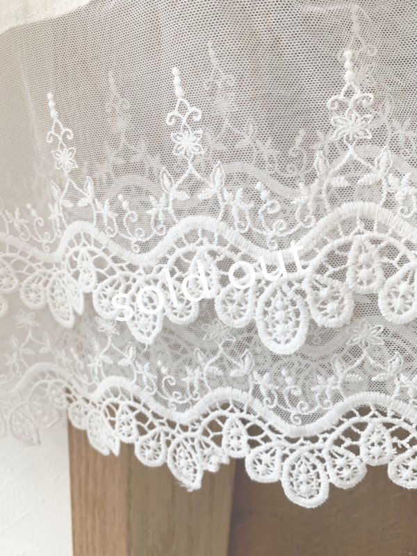 画像3: mifumi/ジュノーペチパンツ・重なりチュールレース (3)