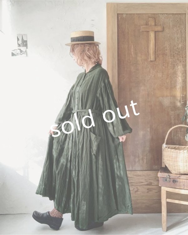 画像11: HALLELUJAH／Chemise a la Reine Robe 王女のシャツローブ・lapis lazuli (11)