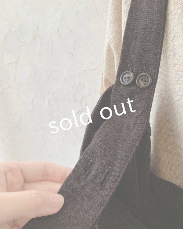 画像4: MARCHE' DE SOEUR/ワンショルダースカート・ダークセピア (4)