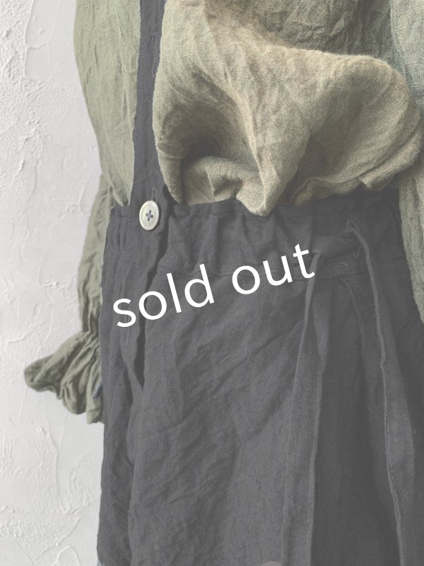 MARCHE'DE SOEUR タブリエ.王様パンツ2点セット　新品 MARCHE' DE SOEUR/ タブリエパンツ・黒 - MARCHE' DE SOEUR