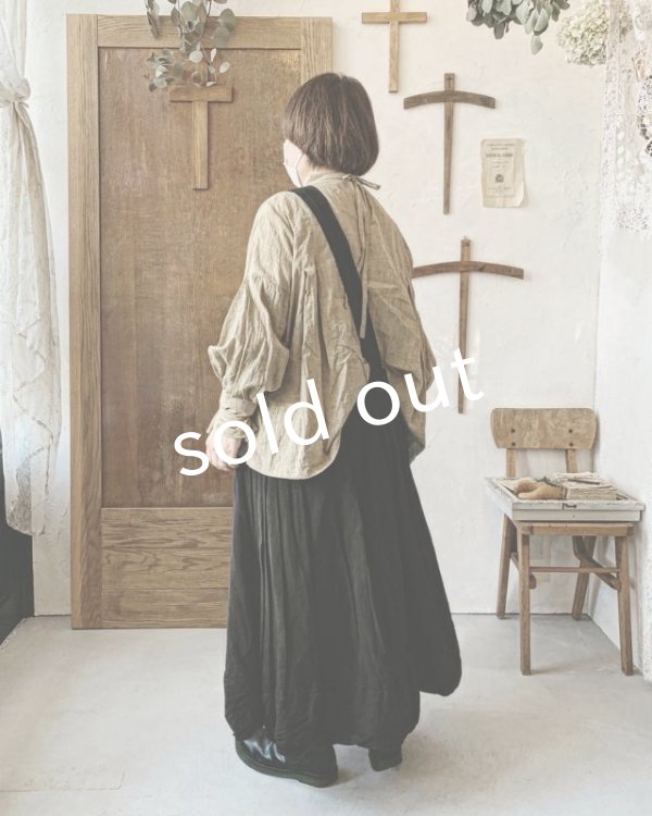 画像10: MARCHE' DE SOEUR/ワンショルダースカート・ダークセピア (10)