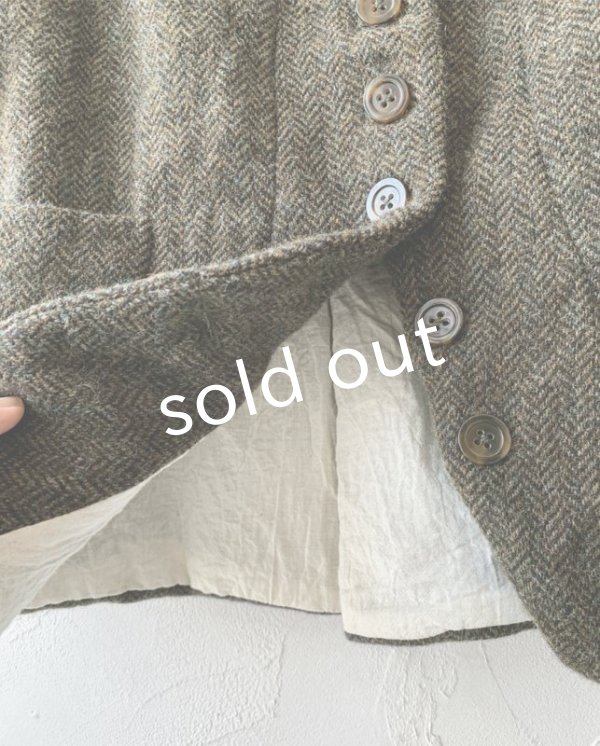 画像7: Reliure／ボタンベスト・ウールフォレスト (7)