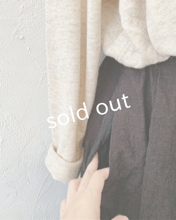 画像5: MARCHE' DE SOEUR/ワンショルダースカート・ダークセピア (5)