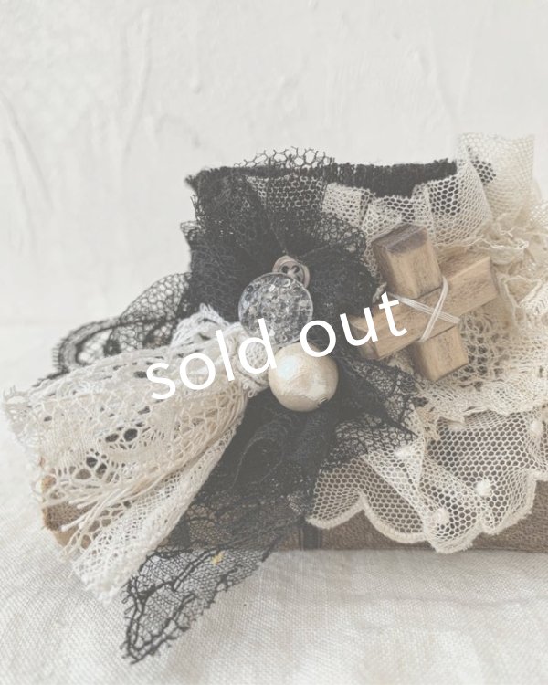 画像4: pollenbienco／アンティークレースのブレスレット・B (4)