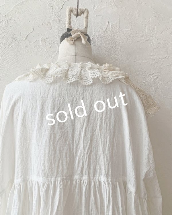 画像11: pollenbienco／アンティークレースのブラウス (11)