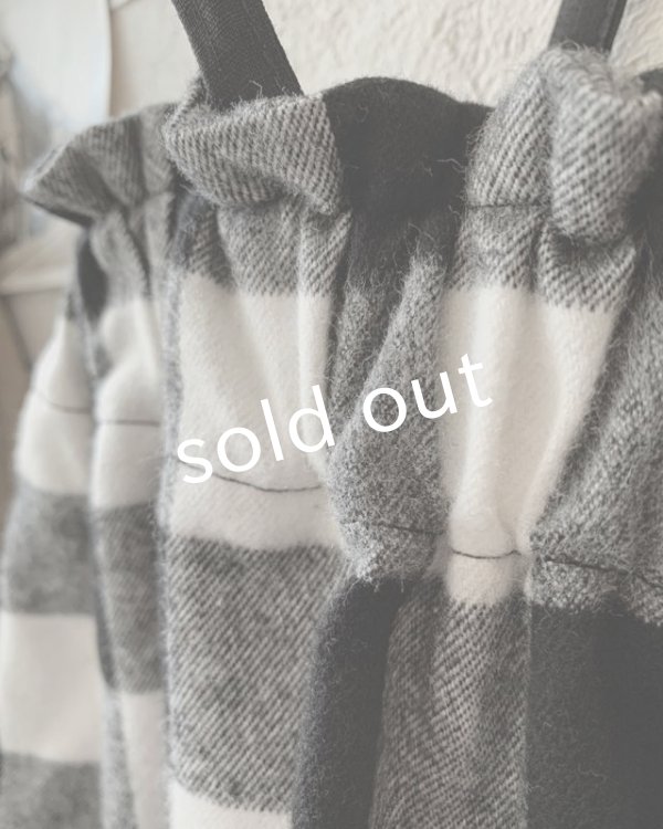 画像12: MARCHE' DE SOEUR／ほんわりピエロパンツ・ブロックチェック (12)