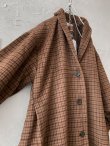 画像4: 【30%OFF】SO／ちび衿テーラードコート・ガンクラブチェック (4)