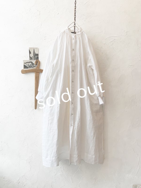 画像3: PERRY/ Lace coller button op ・white (3)