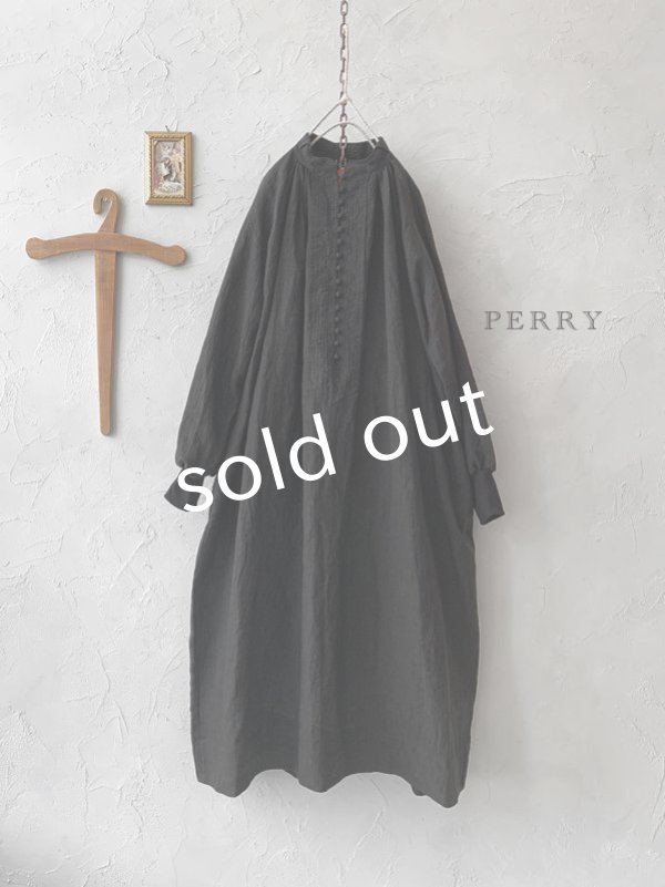 画像1: PERRY/ Walnut button op・black (1)