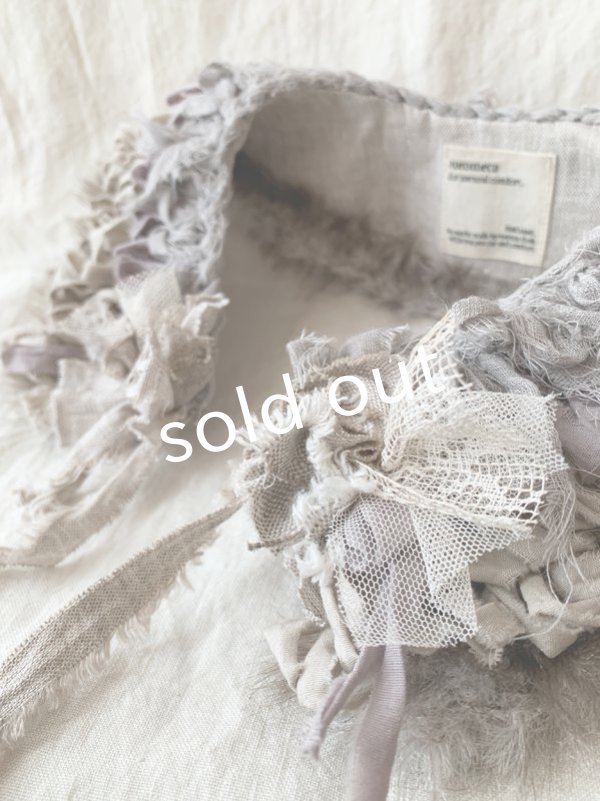 画像5: toromeco／裂き編みファーティペット・greige (5)