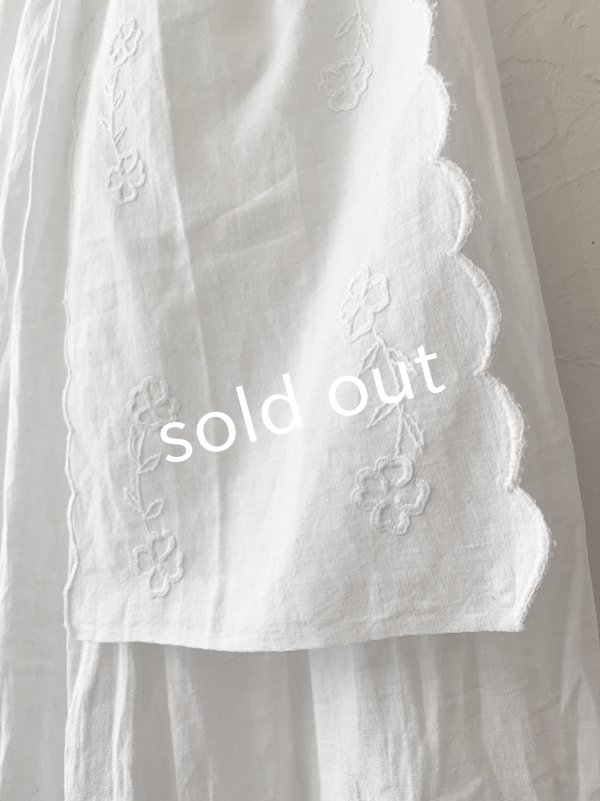 画像2: PERRY/ Vintage trimtablier sk・white (2)