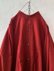 画像4: the last flower of the afternoon／静寂の欠片 robe shirt・agate red (4)