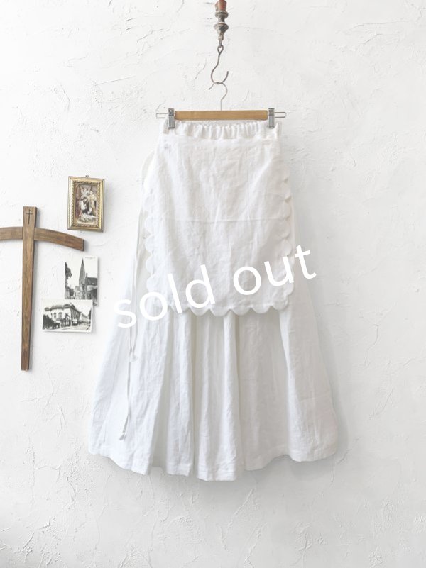 画像8: PERRY/ scallop sk・white (8)