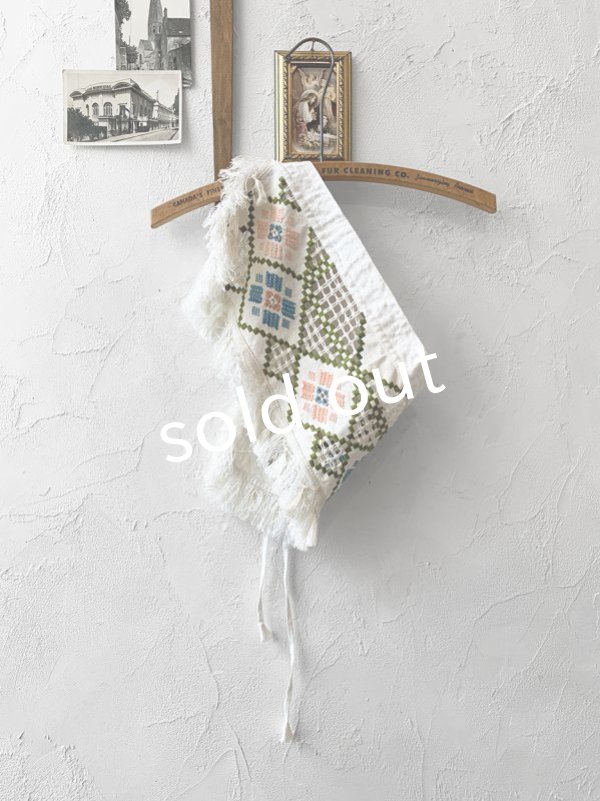 画像7: PERRY/ vintage emproidery tablier sk・pink (7)