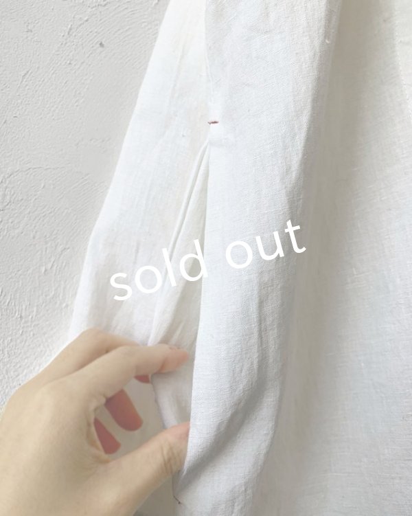 画像6: PERRY/Linen scallop coat・white (6)