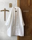 画像2: PERRY/Linen scallop coat・white (2)