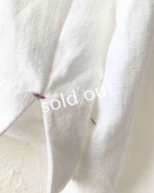 画像7: PERRY/Linen scallop coat・white (7)