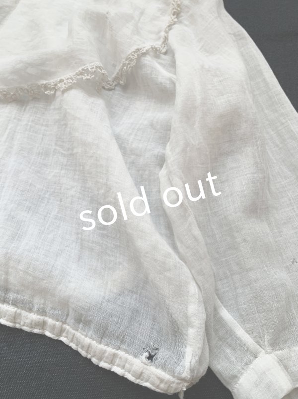 画像11: antique／子供用アンティークレースブラウス (11)