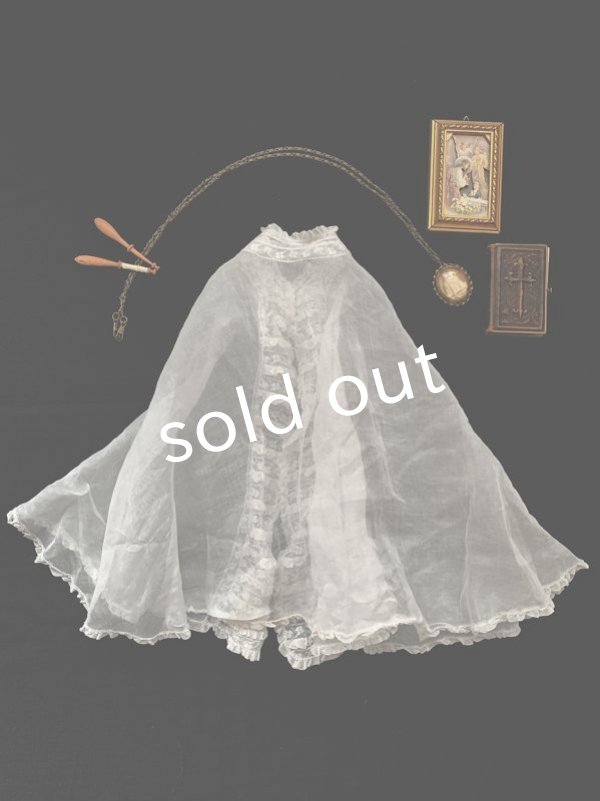 画像2: antique／子供用アンティークチュールケープ (2)