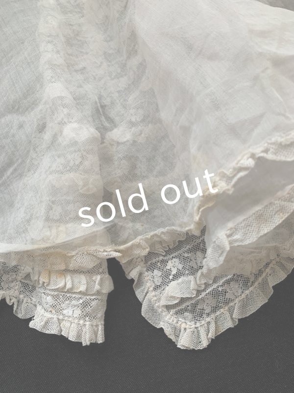 画像9: antique／子供用アンティークチュールケープ (9)