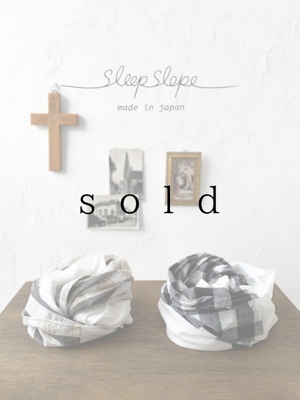 画像1: sleep slope／コットンスヌード (1)