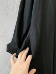画像7: HALLELUJAH／Robe de femme de chambre 小間使いローブ衿付・black (7)