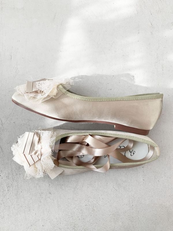 画像6: 【30%OFF SALE】veerle／バレエシューズ・アイボリー (6)