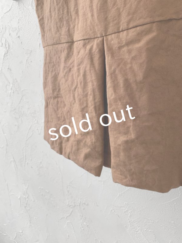 画像10: MARCHE' DE SOEUR/ベスト・柿渋染め (10)